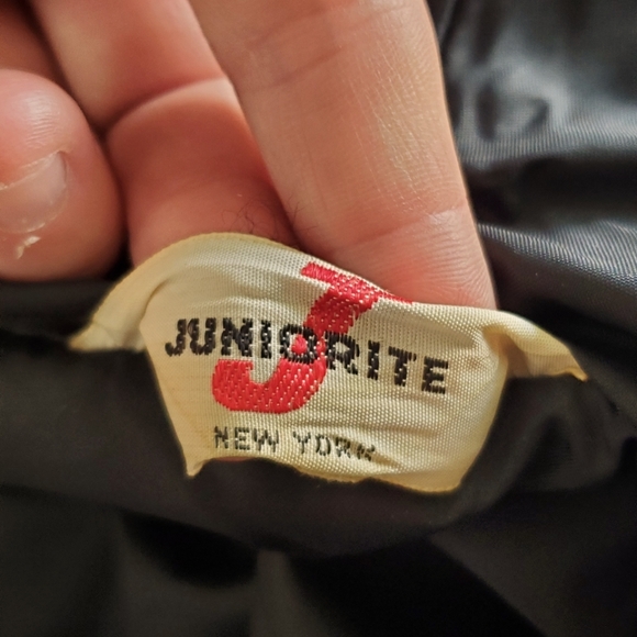 VTG Juniorite New York Abstract Quilted Winter Women's KIDS XS/S Jacket - Picture 5 of 15